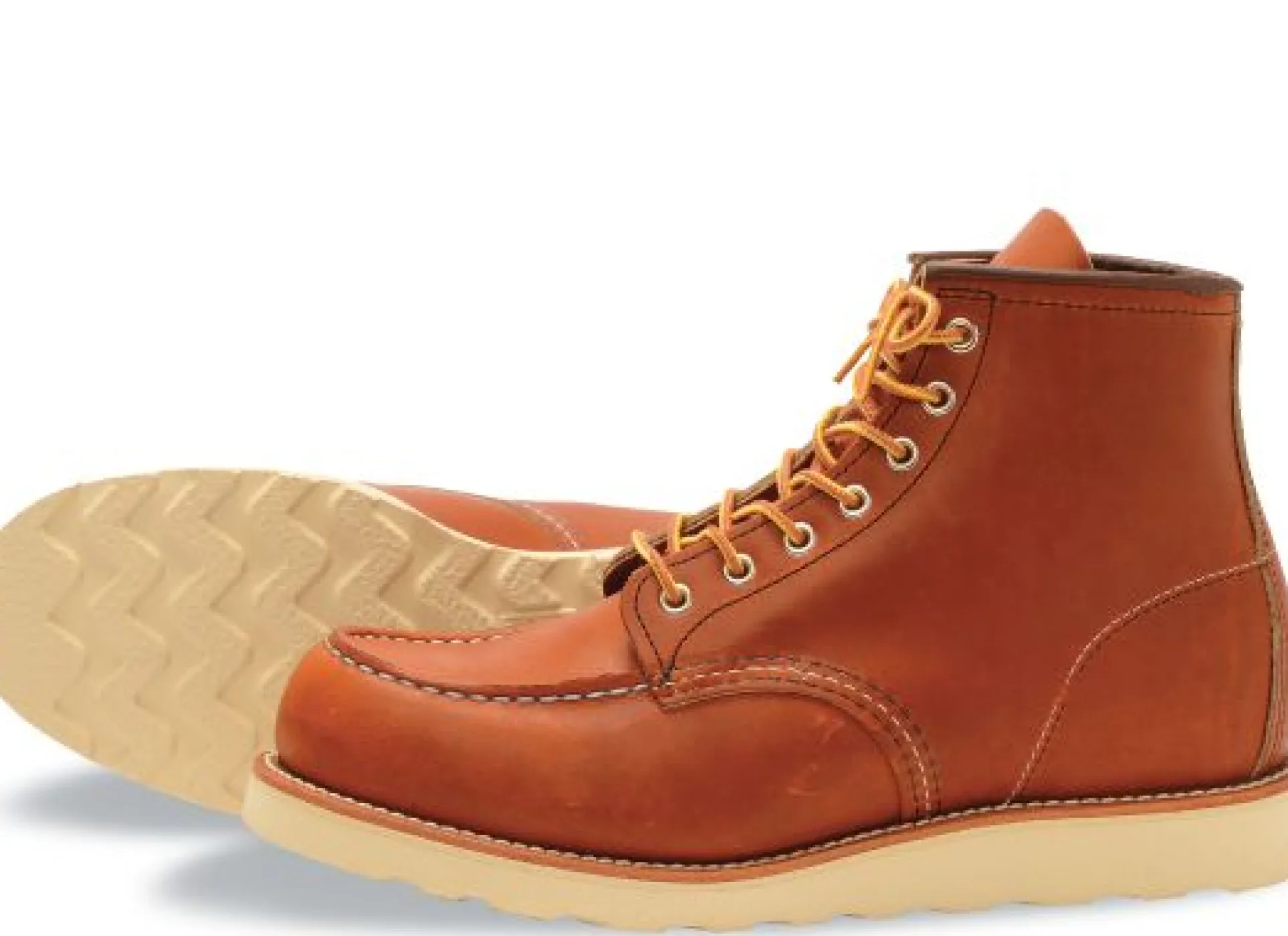 Red Wing Men's Classic Moc Leather Lace-Up Boots 875