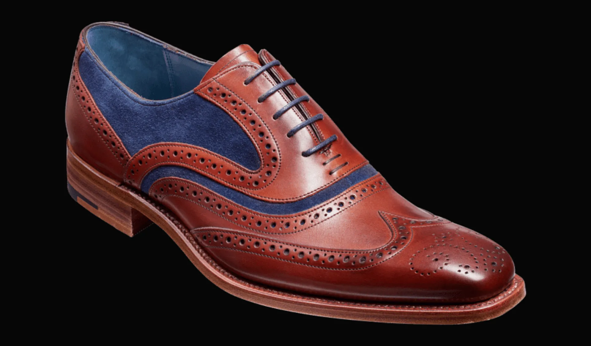 Barker Men's Mcclean Leather Brogue Shoes 3829/Fw23