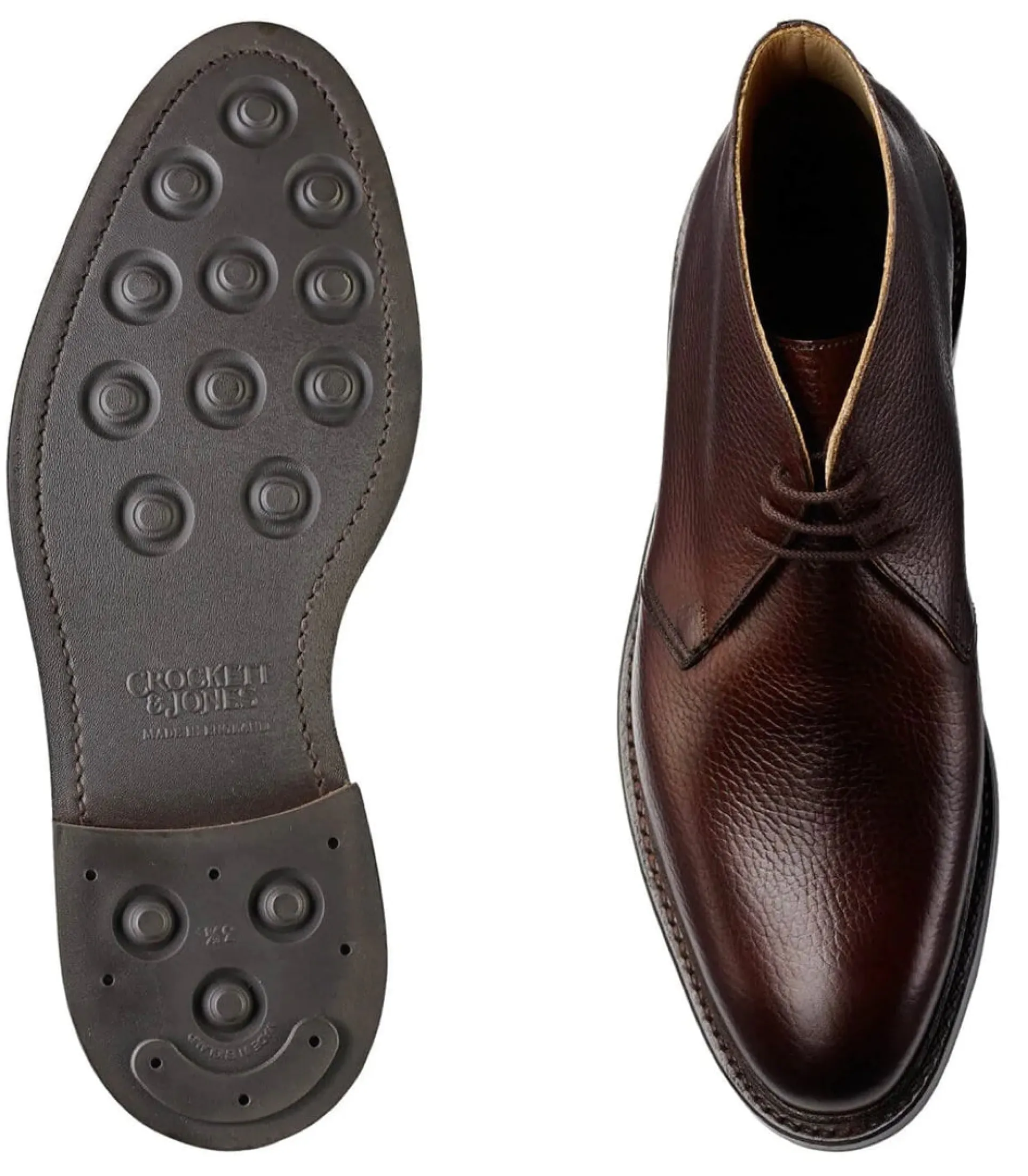 Crockett & Jones Men's Brecon Leather Lace-Up Boots