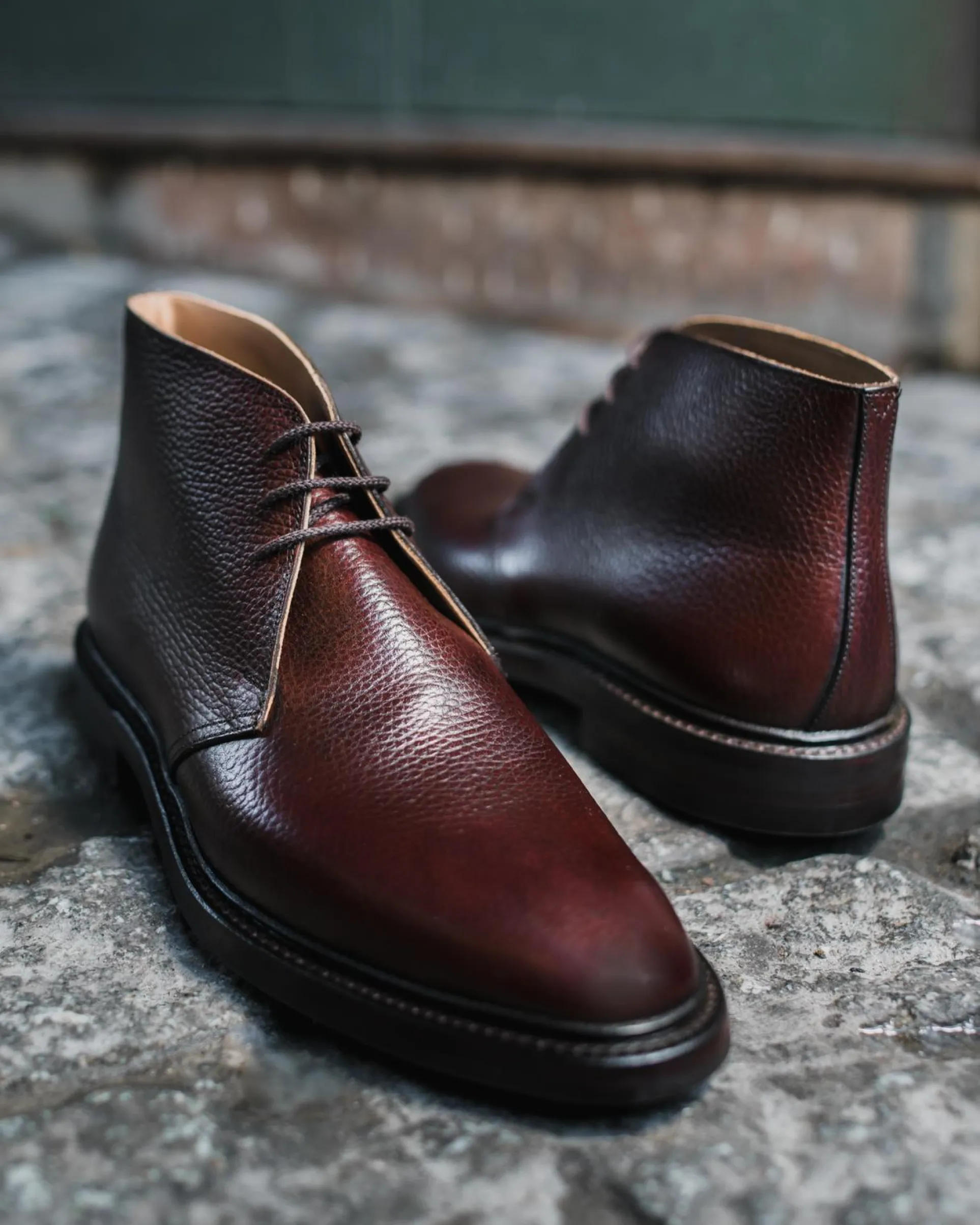 Crockett & Jones Men's Brecon Leather Lace-Up Boots