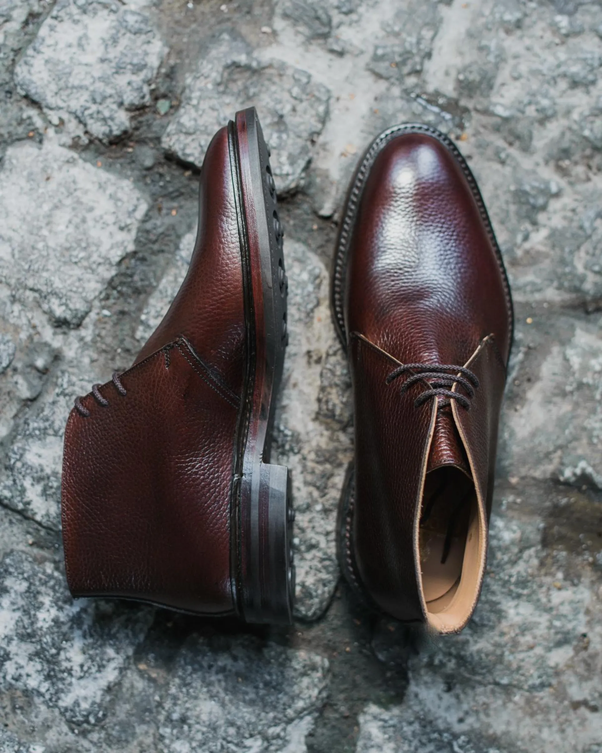 Crockett & Jones Men's Brecon Leather Lace-Up Boots