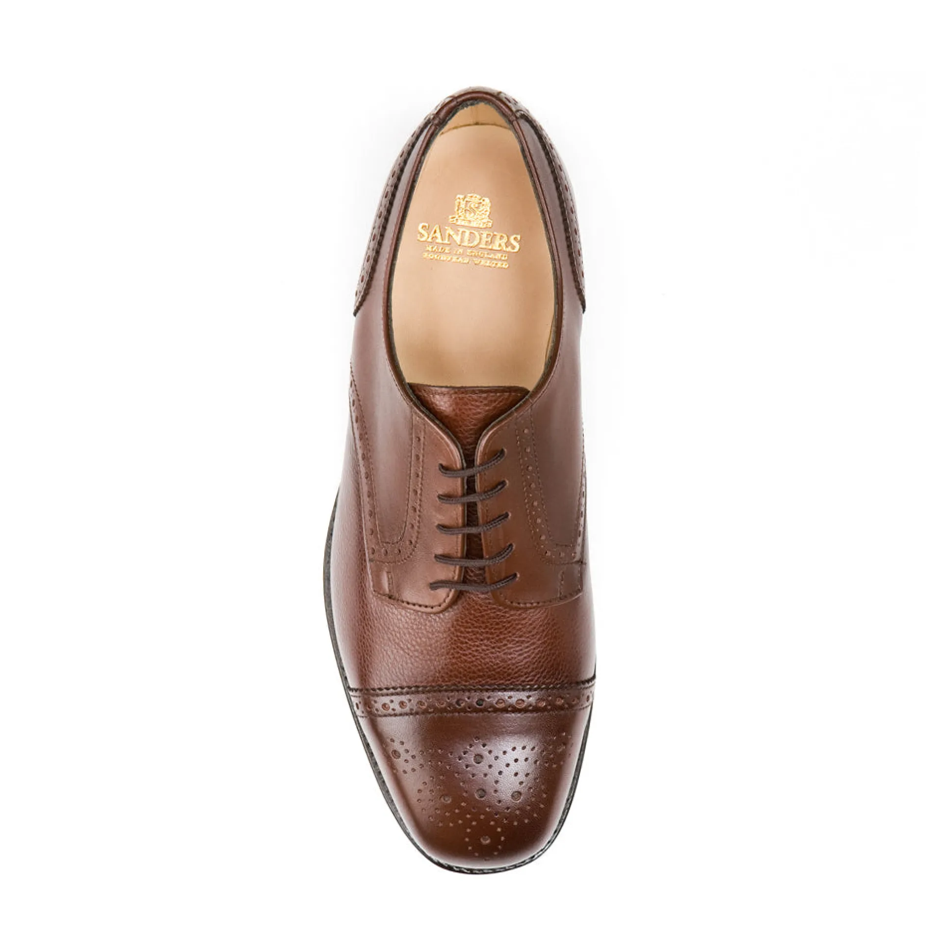 Sanders Men's Guildford Leather Brogue Shoes 6720/T