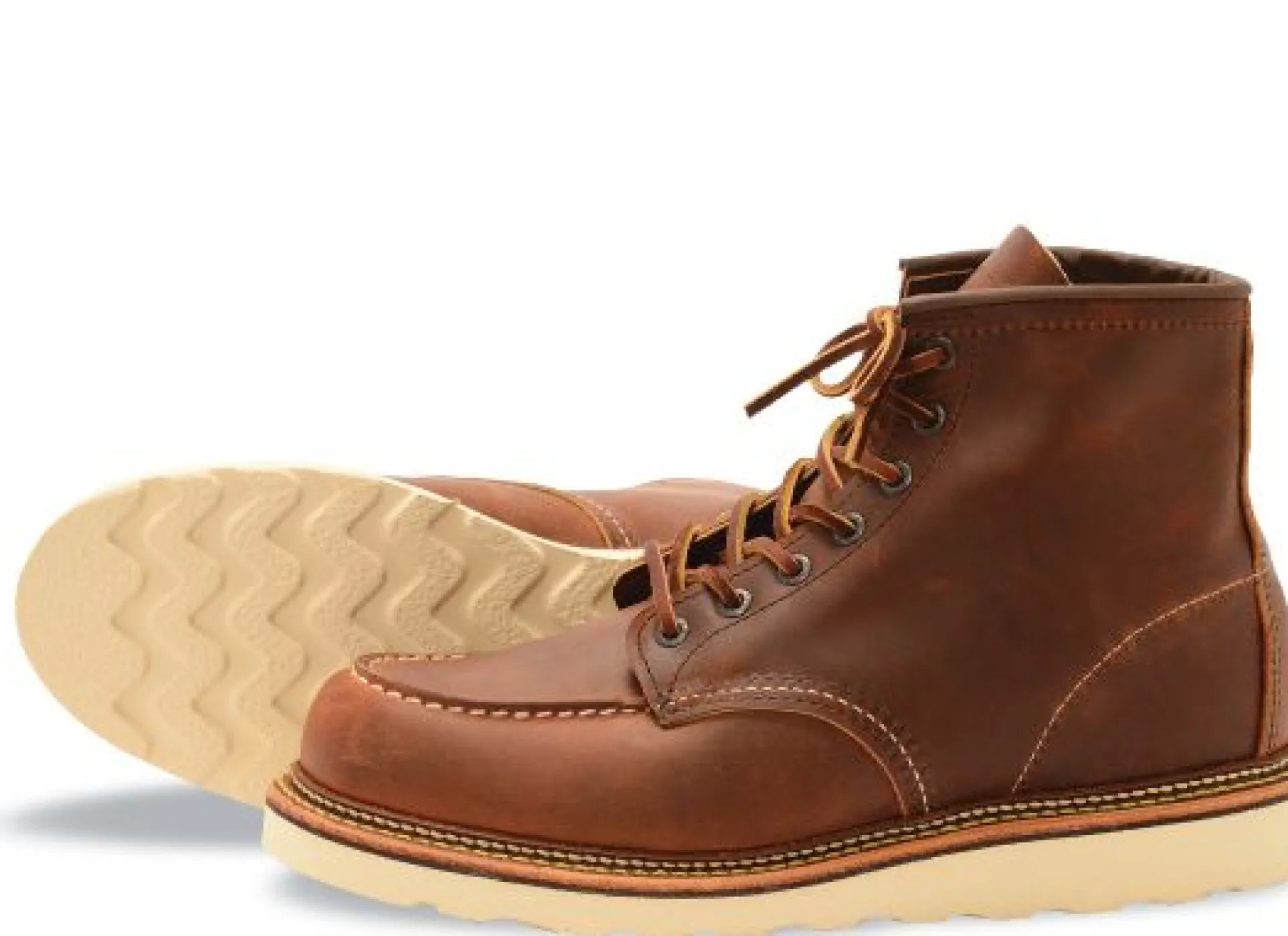 Red Wing Men's Classic Moc Leather Lace-Up Boots 1907