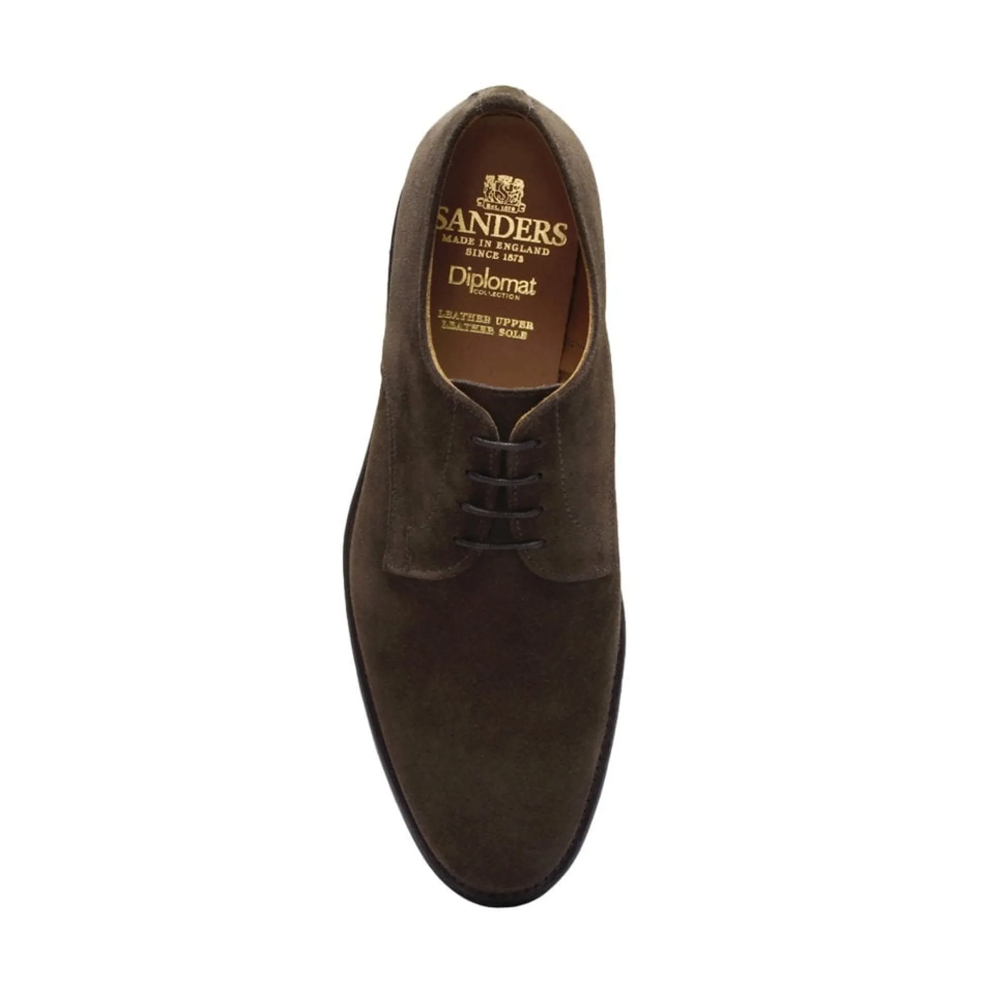 Sanders Men's Athens Leather Derby Shoes 2223/Tds