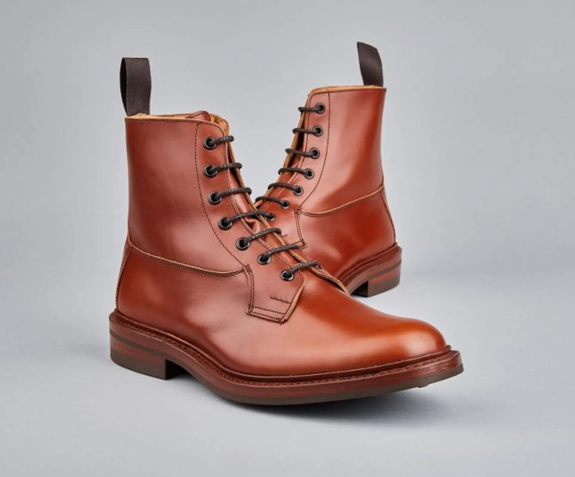 Tricker's Men's Burford Leather Derby Boots 5635/5