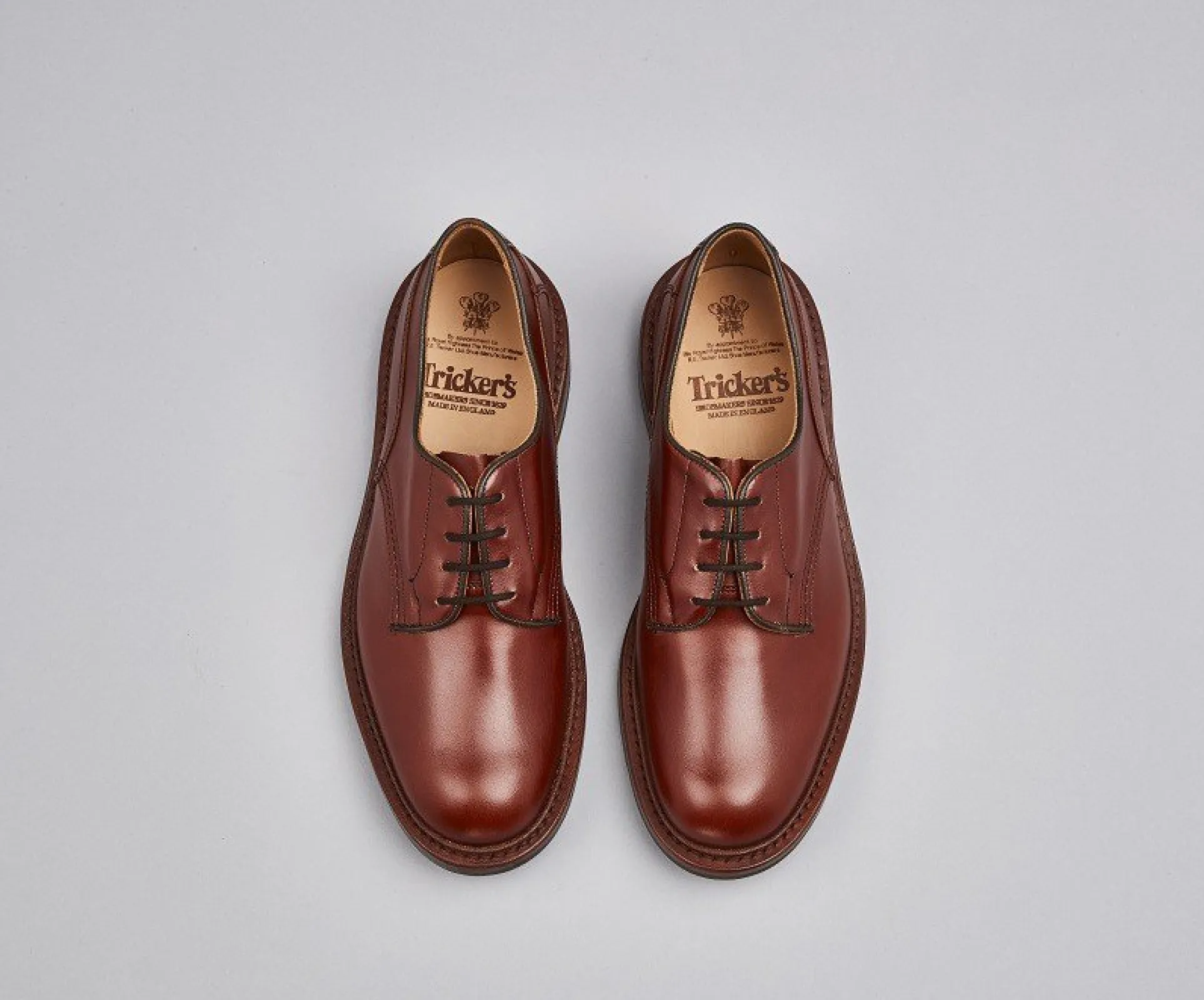 Tricker's Men's Woodstock Leather Derby Shoes 5636