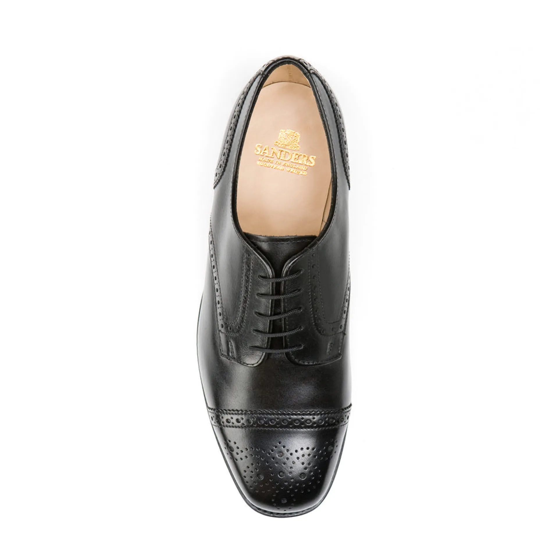 Sanders Men's Guildford Leather Brogue Shoes 6720/B