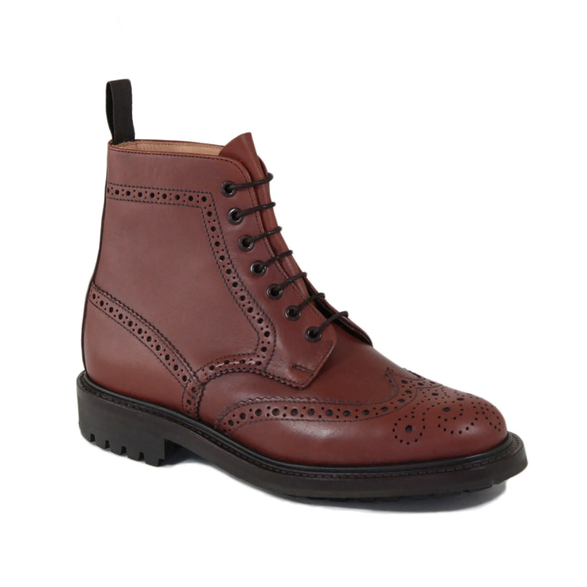 Sanders Men's Cheltenham Leather Brogue Boots 8317/T