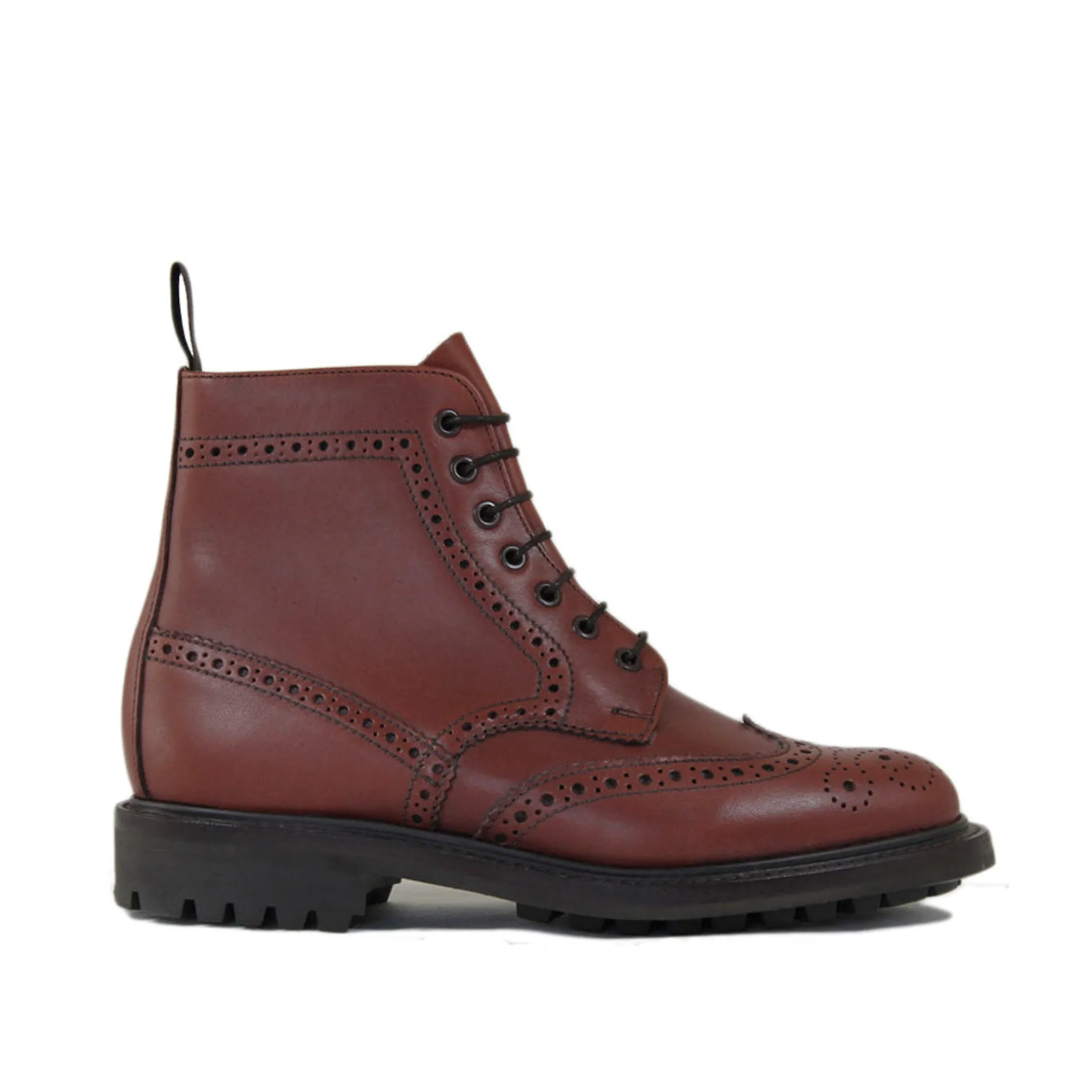 Sanders Men's Cheltenham Leather Brogue Boots 8317/T