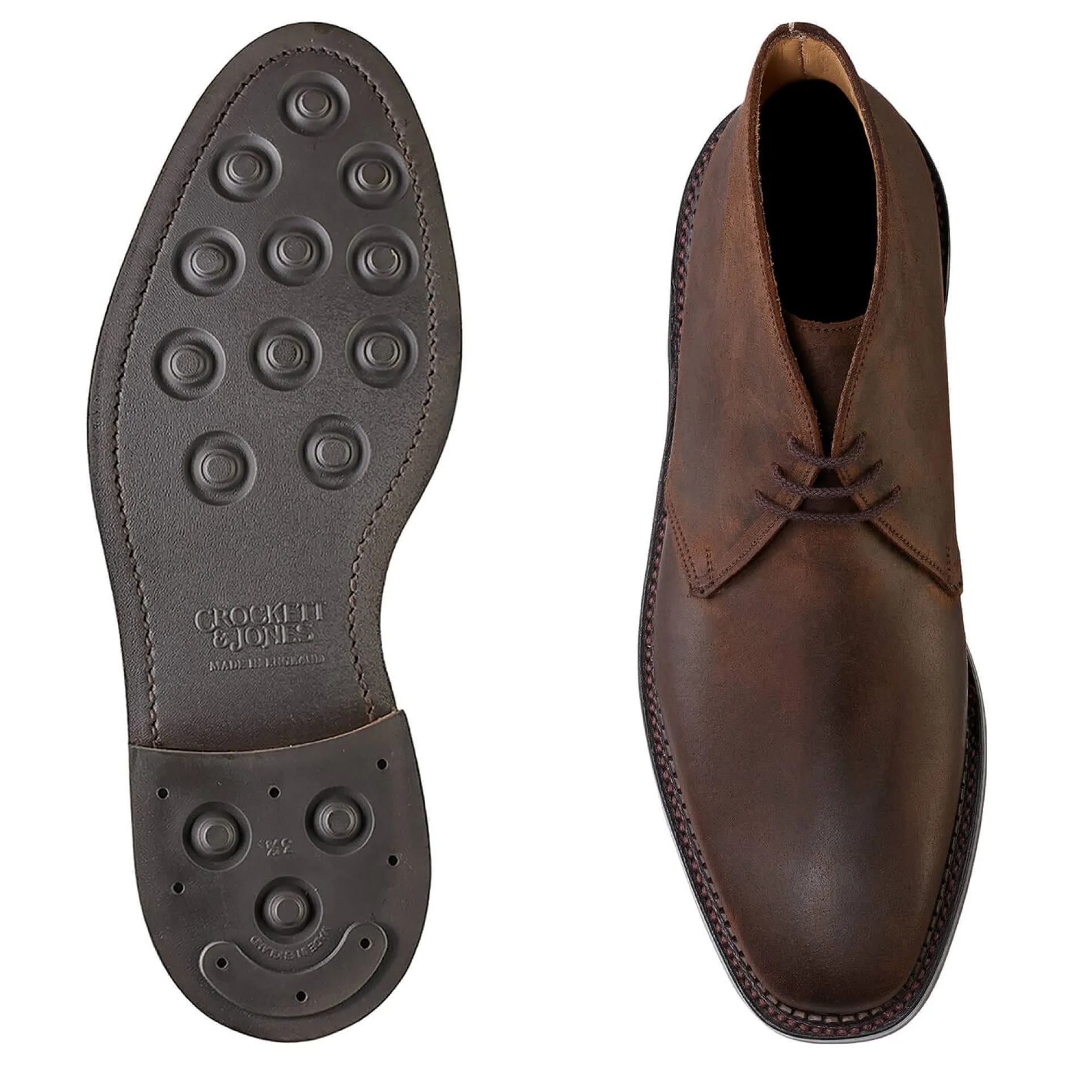 Crockett & Jones Men's Molton Lace-Up Boots