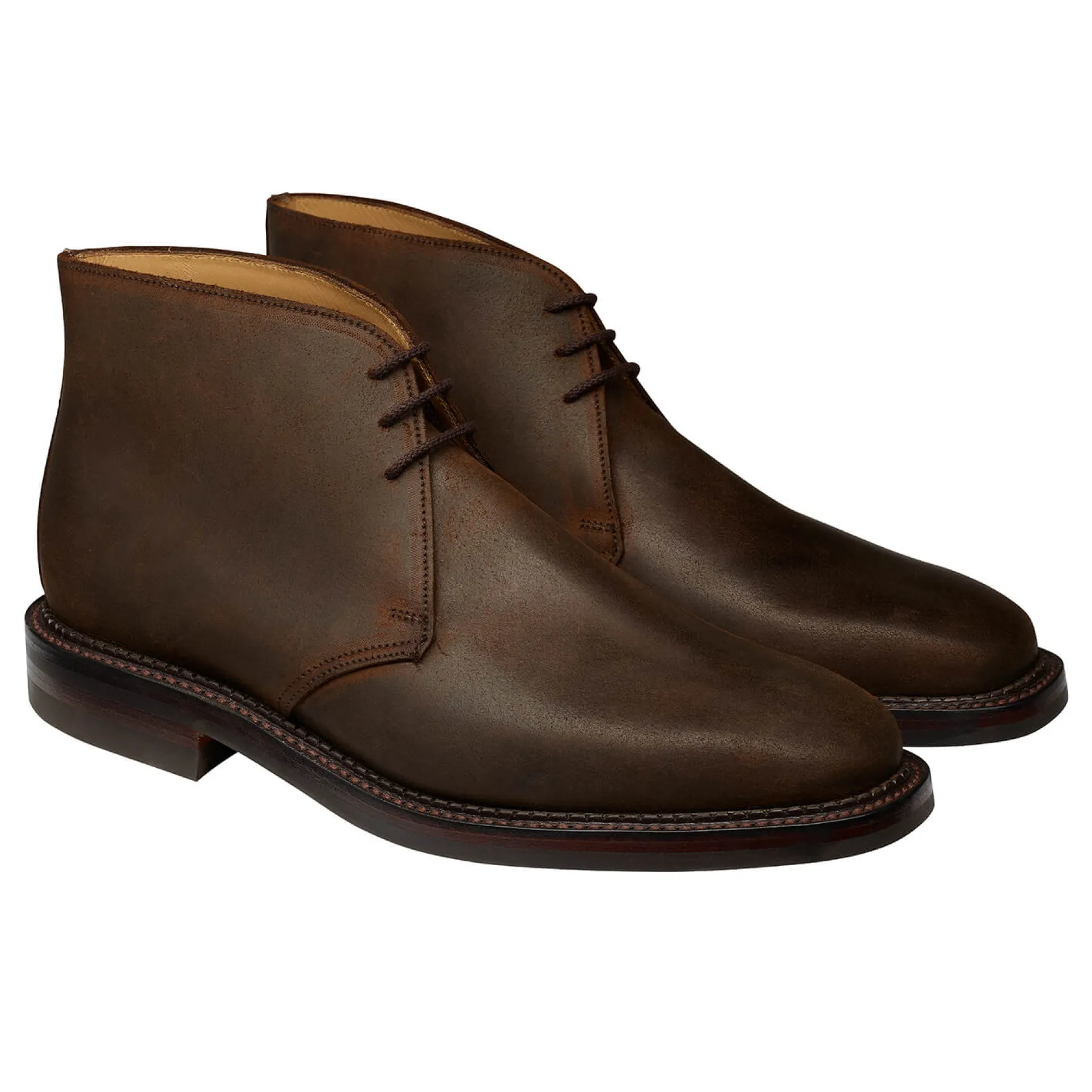 Crockett & Jones Men's Molton Lace-Up Boots