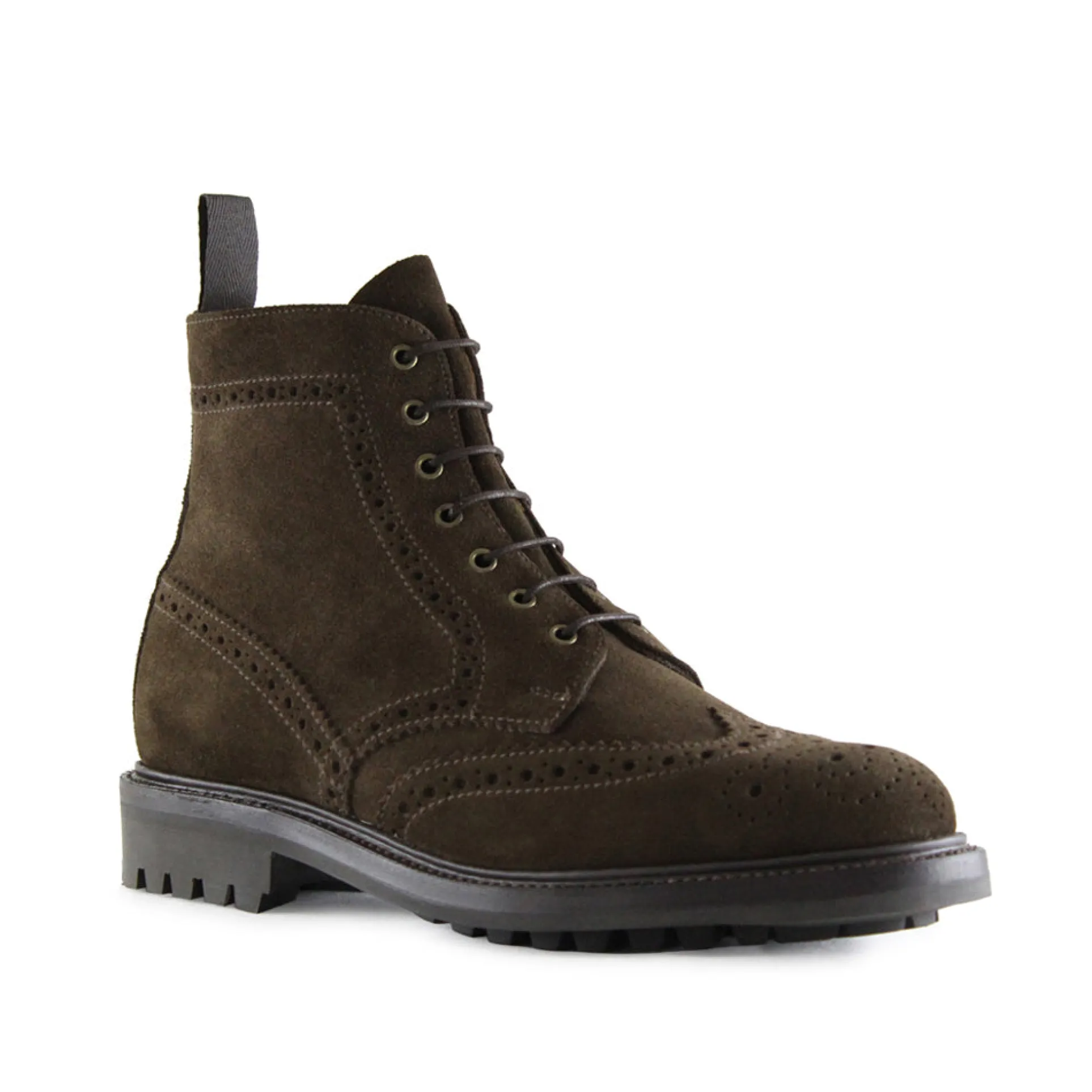 Sanders Men's Cheltenham Suede Brogue Boots 8317/L