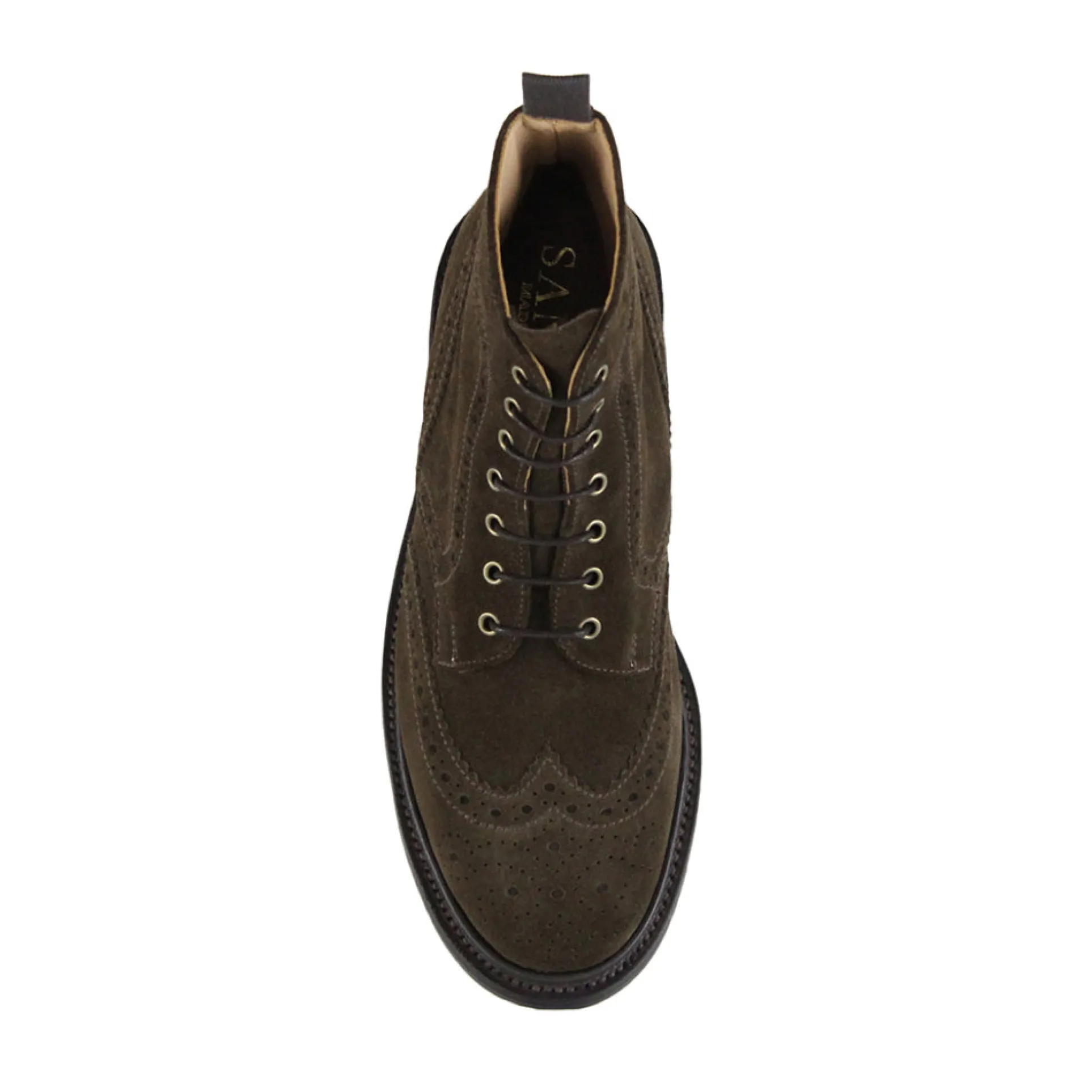 Sanders Men's Cheltenham Suede Brogue Boots 8317/L