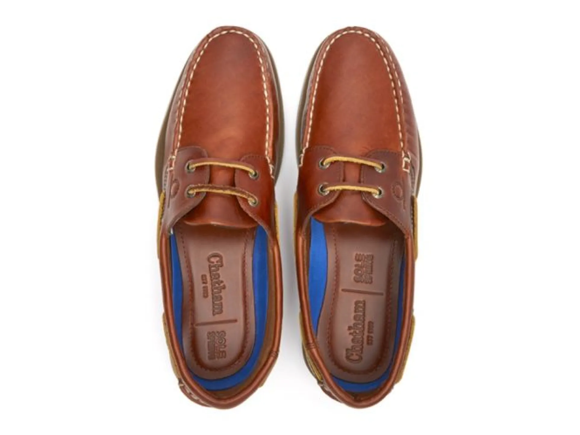 Chatham Men's Deck Ii G2 Leather Lace-Up Boat Shoes