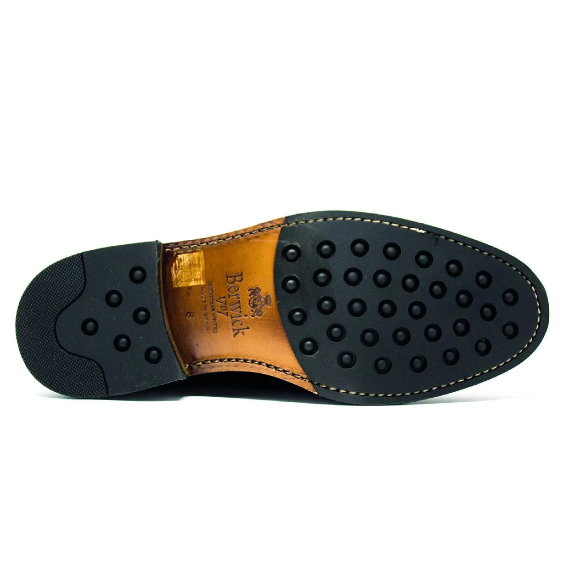 Berwick Men's Grained Leather Derby Shoes 4169/K1